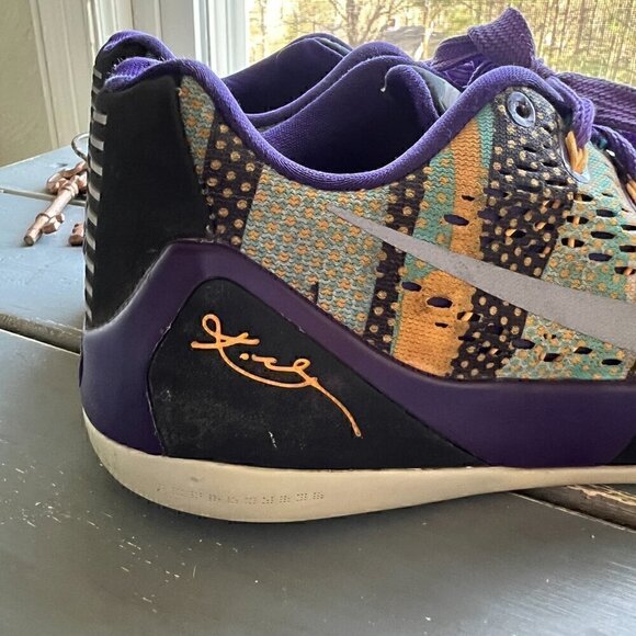 Men's Nike Kobe 9 EM Low Unleashed Pop Art 2014 Shoes Size 8.5 - Picture 7 of 16